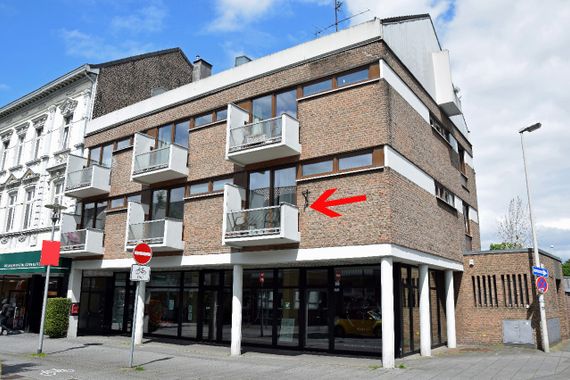 Gemütliche 2-Zimmerwohnung mit Balkon direkt im Zentrum von 41334 Nettetal-Lobberich